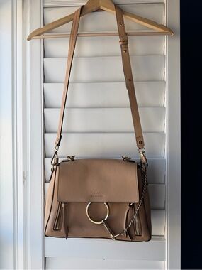 Chloé Faye Day Shoulder Bag Blush Nude